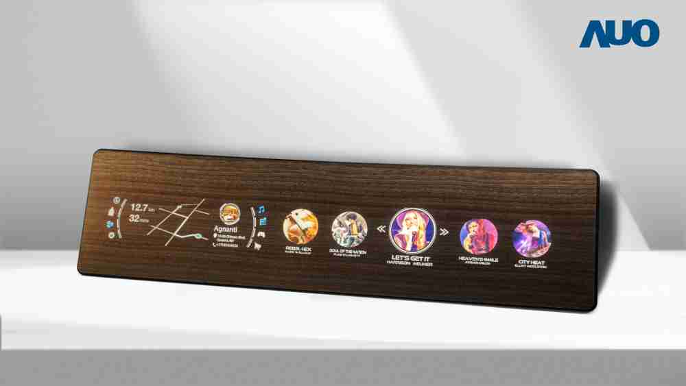 z6尊龙研发全球最高穿透度达80%的AmLED木纹显示器，，可于使用时呈现高亮度、、、清晰可见的信息，，，并在不使用时回归为单纯的饰板，，，，节能兼具美观