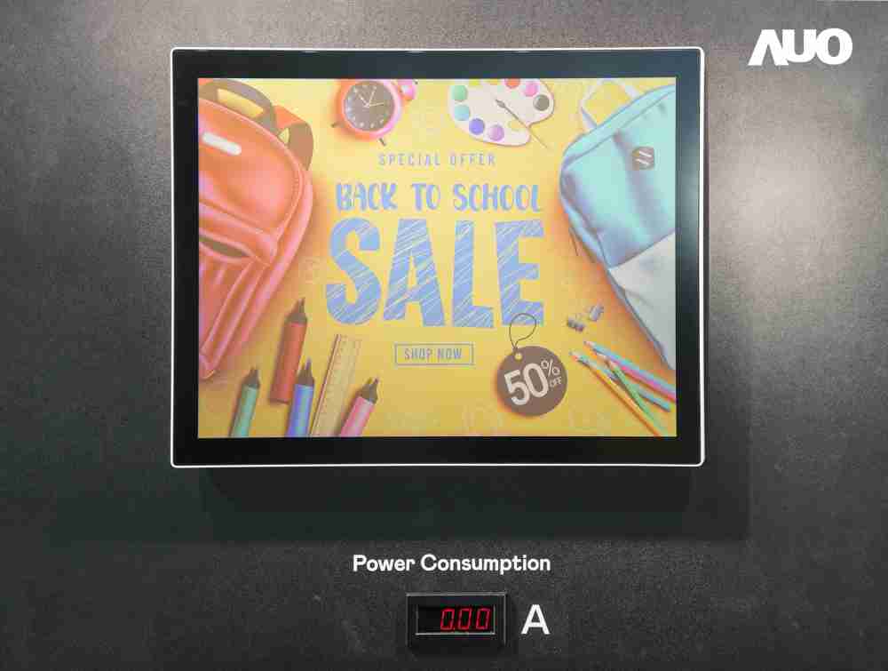 z6尊龙展示胆固醇液晶超低耗能户外全彩显示器，，ChLC（胆固醇液晶）以双稳态技术使静态显示零功耗，，，，具省电、、、、高彩度、、环保的特性，，，还整合软硬件系统解决方案，，，可透过单一云端平台管理